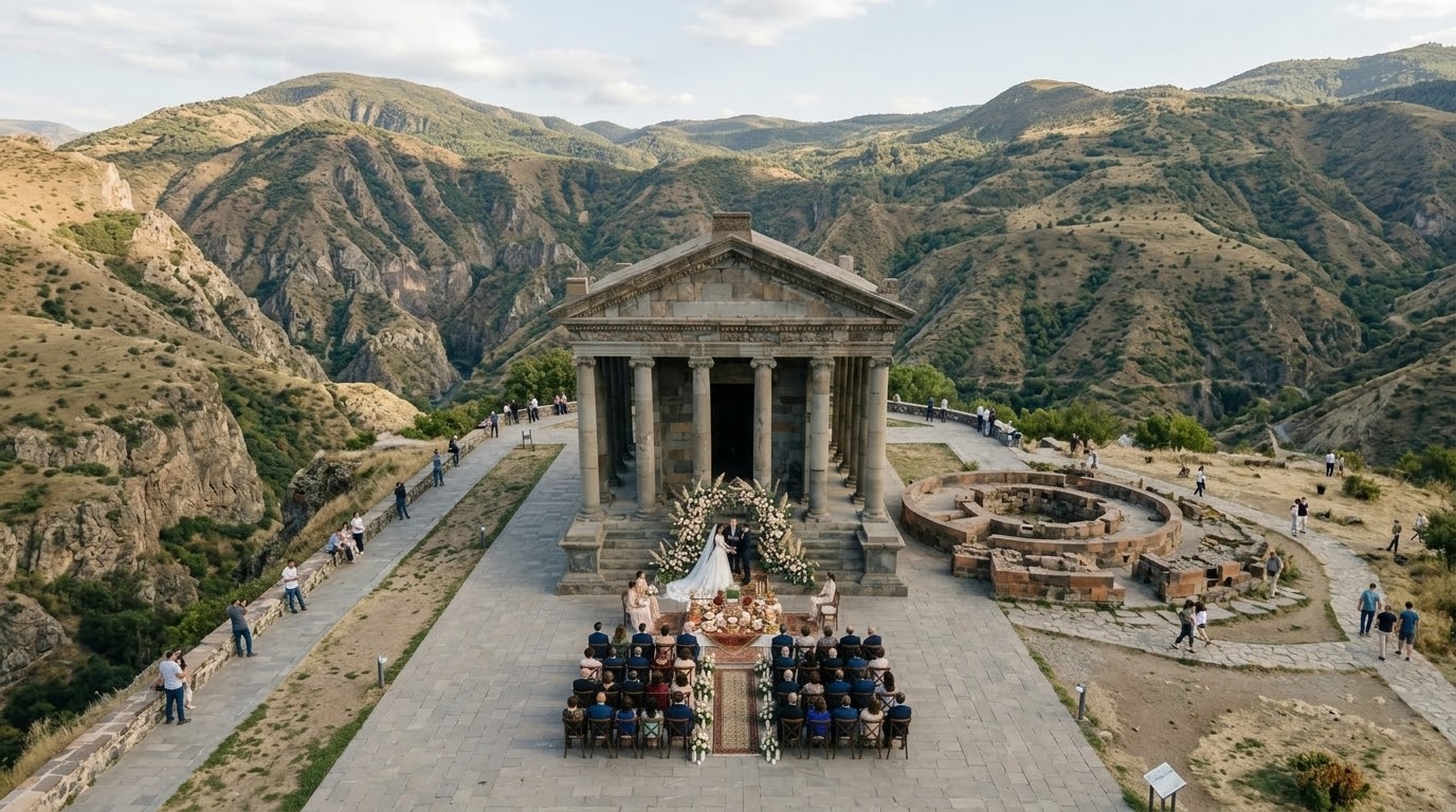 تصویری از مراسم در گارنی، در مجموعهٔ AMORA